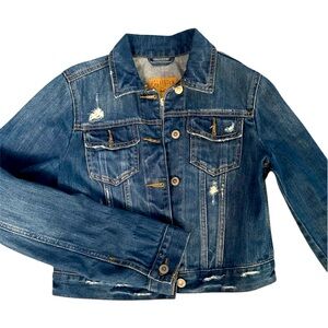 Hollister Blue Denim Jacket size medium
